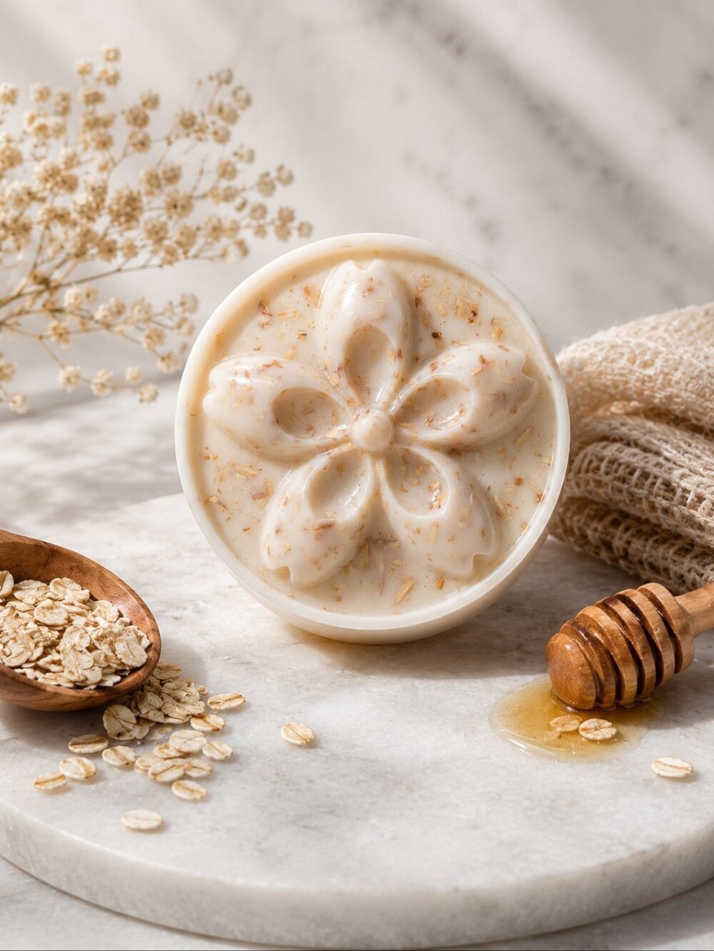Handmade Shea Butter Oatmeal and Honey Soap